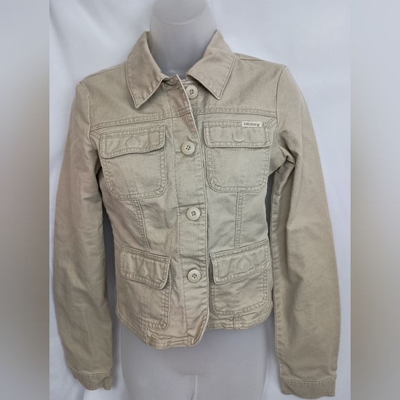 BILLABONG Beige Cotton Utility Jacket (#894)(C) - Picture 1 of 6